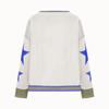 Women's Oversized Crew Neck Sweatshirt Glitter Star Patch Long Sleeve Loose Casual Pullover Top