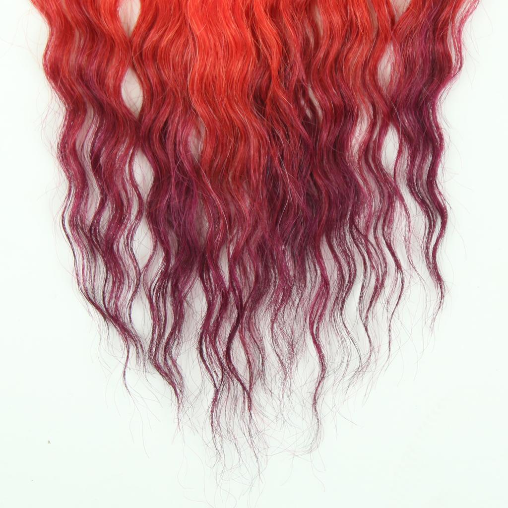 Lockiges Tiefwellen-Haar Weiches Synthetisches Lockiges Twist-Häkel-Futura-Zopf-Ariel Anna Jessica Brasilianische Glückliche Haarverlängerung