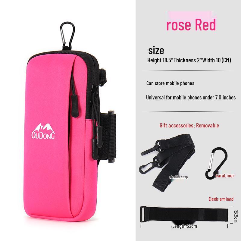 Sports Fitness Armband: Multifunctional Mobile Phone Arm and Wrist Storage Bag for Running and Outdoor Activities