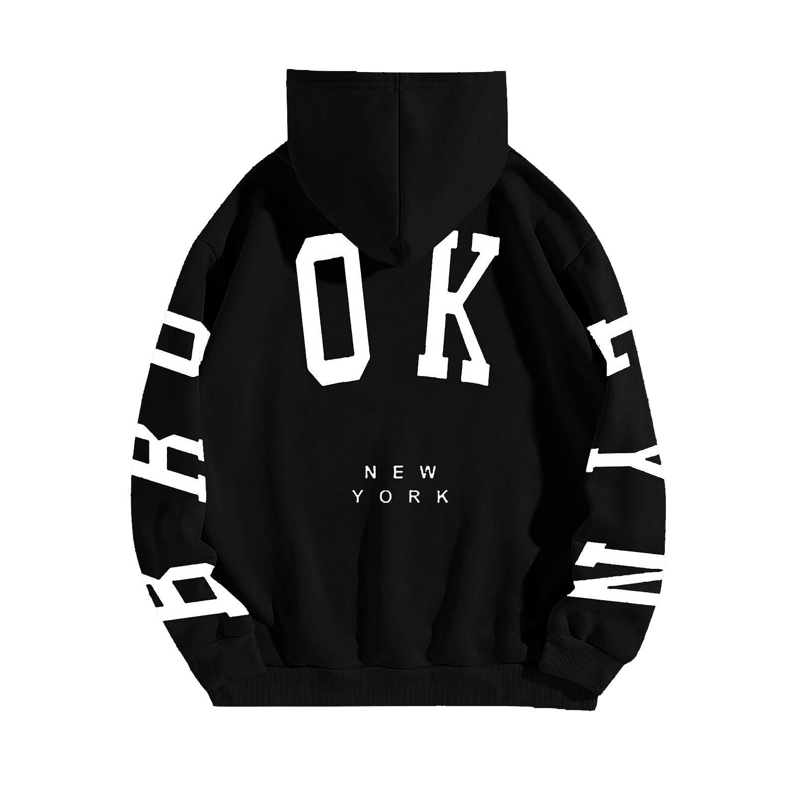 

Спортивный костюм с капюшоном, унисекс, одежда для бега, пуловер с длинными рукавами, толстовка с капюшоном M чёрный