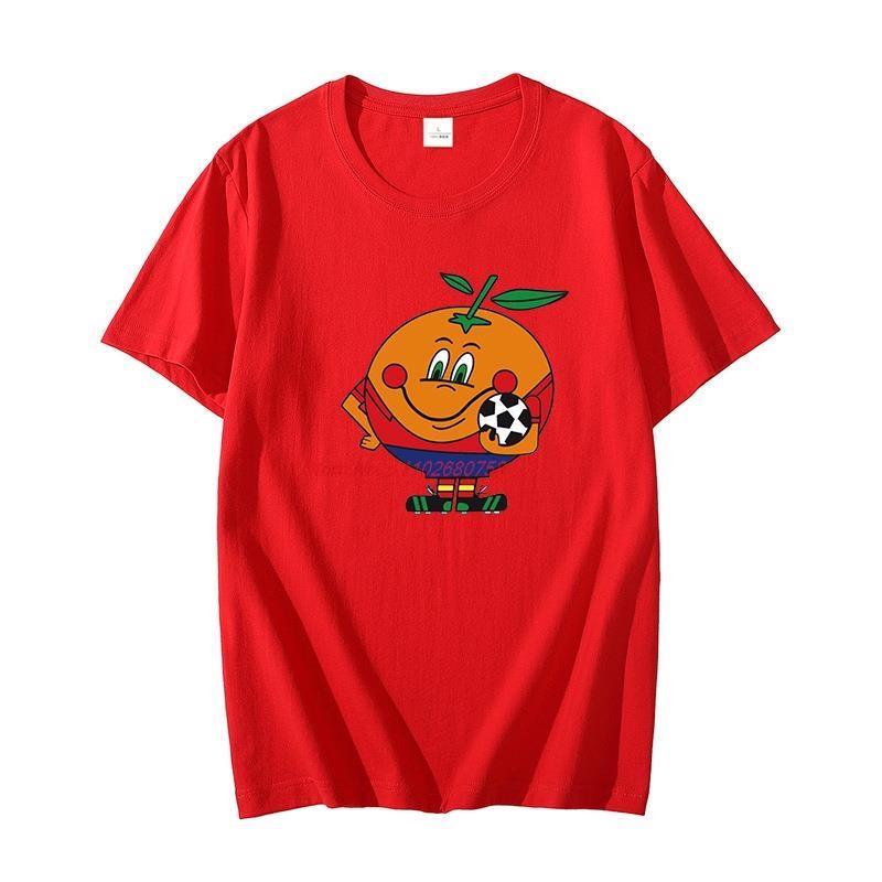 

Классические футболки с графикой Испания 82 Хлопковая футболка оверсайз Футболки с коротким рукавом Летняя футболка Харадзюку с круглым вырезом Мужская одежда 150