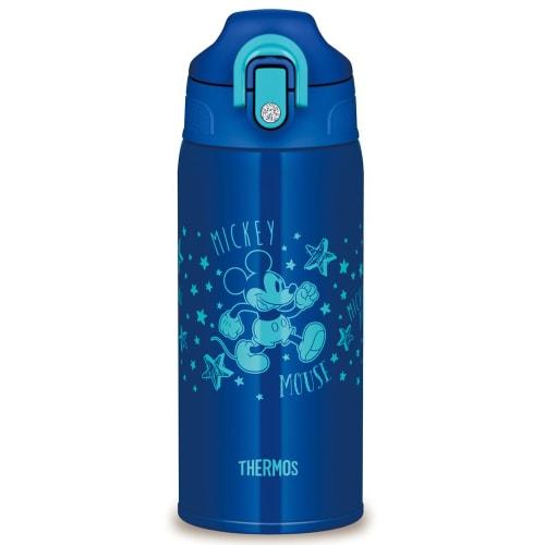 Thermos Vacuum Insulated 2-Way Bottle, Disney Mickey Mouse, 630ml/600ml, Blue Star FHO-600WFDS BLS