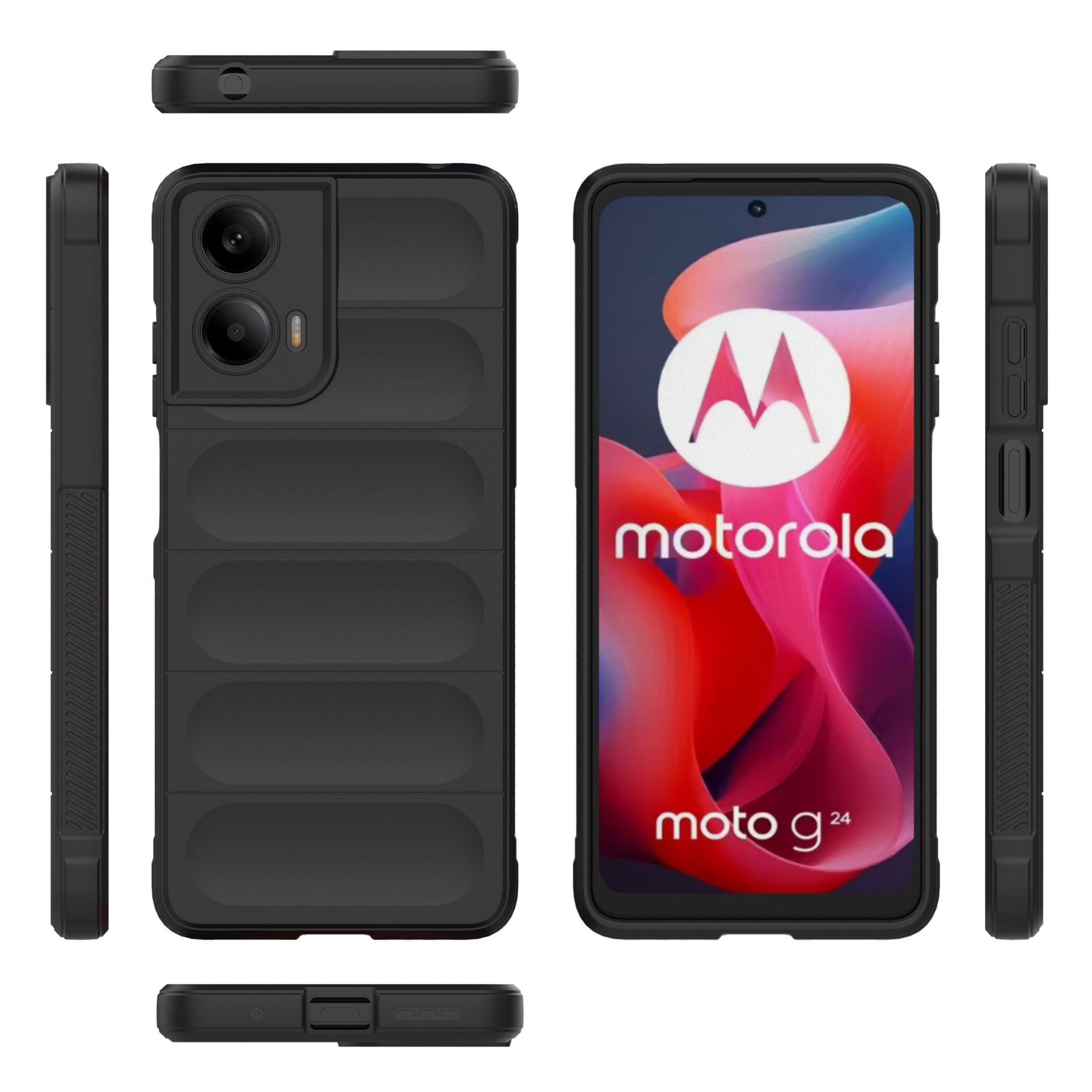 

Motorola Moto G04 4G Phone Case,Soft TPU Shockproof Phone Cover for Motorola Moto G04 4G чёрный