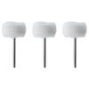 50Pcs Mini Grinding Sanding Head Abrasive Disc Felt 3mm Shank Buffing Wheel for Metal Polish Brush Drill Rotary Tool Accessories