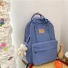 Korean version of schoolbag female college student versatile large-capacity portable lightweight and simple junior high school student travel backpack
