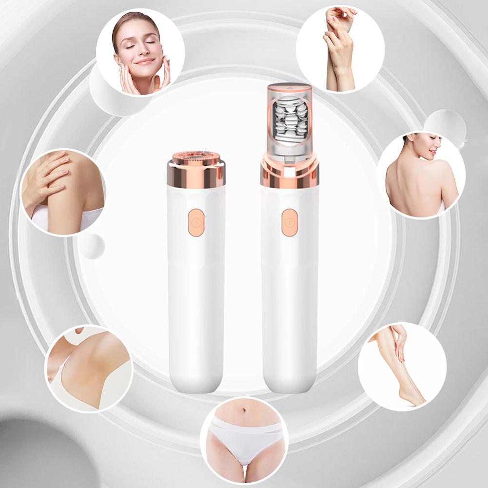 Electric Women Facial Epilator USB Rechargeable Hair Removal Epilator Painless Facial Hair Epilator for Quick and Gentle Shaving