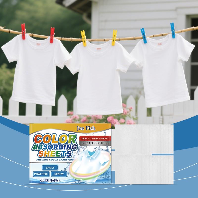 Laundry Color Absorption Paper Highly Absorbent for Stain Removal Prevents Clothes Dye Transfer in Household Washing