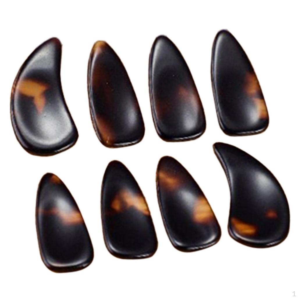 8 Pieces Kids Guzheng Finger Picks String Instrument Accessories for Practice Performance
