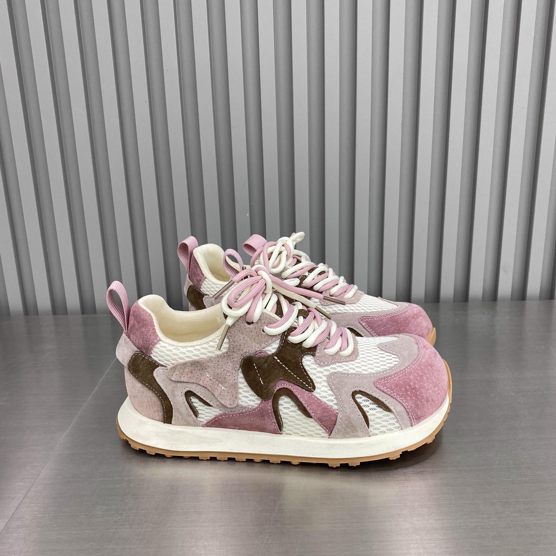 

Retro color matching platform German training shoes women s 2025 new fashionable versatile mesh breathable casual running Forrest Gump shoes 35