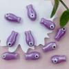 Hand-Painted Small Fish Eye Ceramic Beads for DIY Necklaces & Bracelets