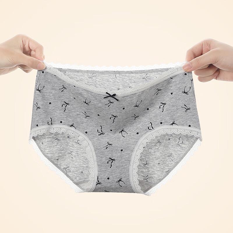 Fenteng Women's 3-Pack Antibacterial Cotton Briefs