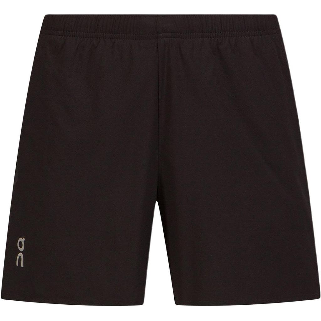 On Running Essential Shorts Solid Color Mid Waist Elastic Letter Slim Fit Casual Shorts Men Shorts Black 1ME11520553