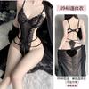 Original Erotic Underwear, Lace Seductive Jumpsuit, Feminine See-through Pajamas, no-take Uniform Set 8948