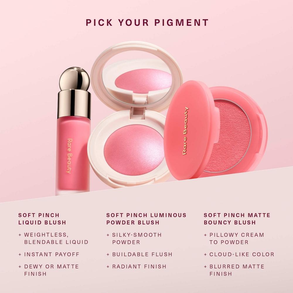 Rare Beauty By Selena Gomez Soft Pinch Liquid Blush 0.25 Oz 7.5 Ml Adore Bright Pink