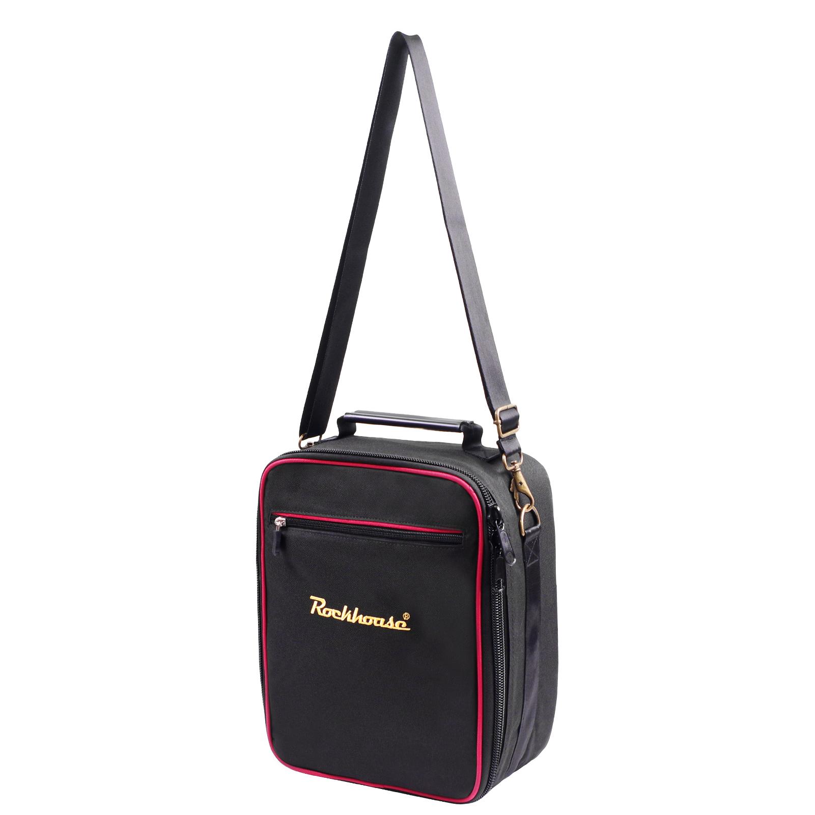 

Сумка для педали эффекта Rockhouse, сумка для педали для гитары, сумка из ткани Оксфорд, портативная сумка на молнии