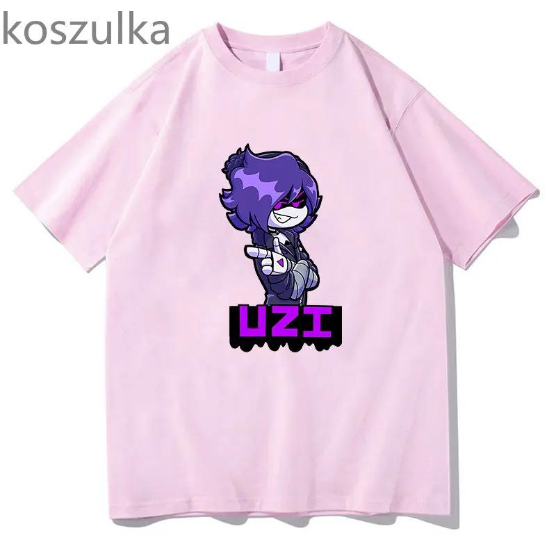 

Футболка с рисунком аниме из чистого хлопка MURDER DRONES, мужские футболки с коротким рукавом, повседневные рубашки Harajuku, летние, размер ЕС, с коротким рукавом XXXL