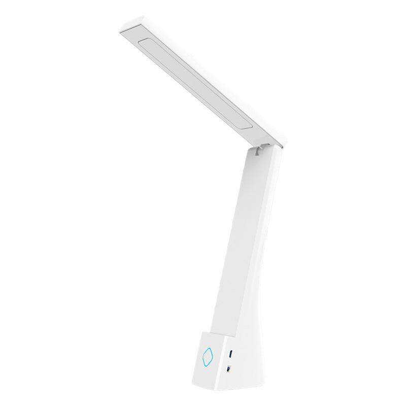 Foldable LED Desk Lamp, Plug-in & Rechargeable, Eye Protection for Kids' Reading & Writing