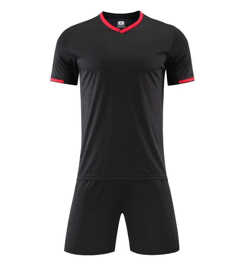 Drop-shipping Customized Football Uniform Set for Adults & Children - Printed Jerseys with Competition Numbers