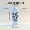 1PC Faith Over Fear Quote Slogan Print 750ml Color Plastic Sports Water Bottle Leakproof Flip Straw Lid Suitable for Sports Office Home Use