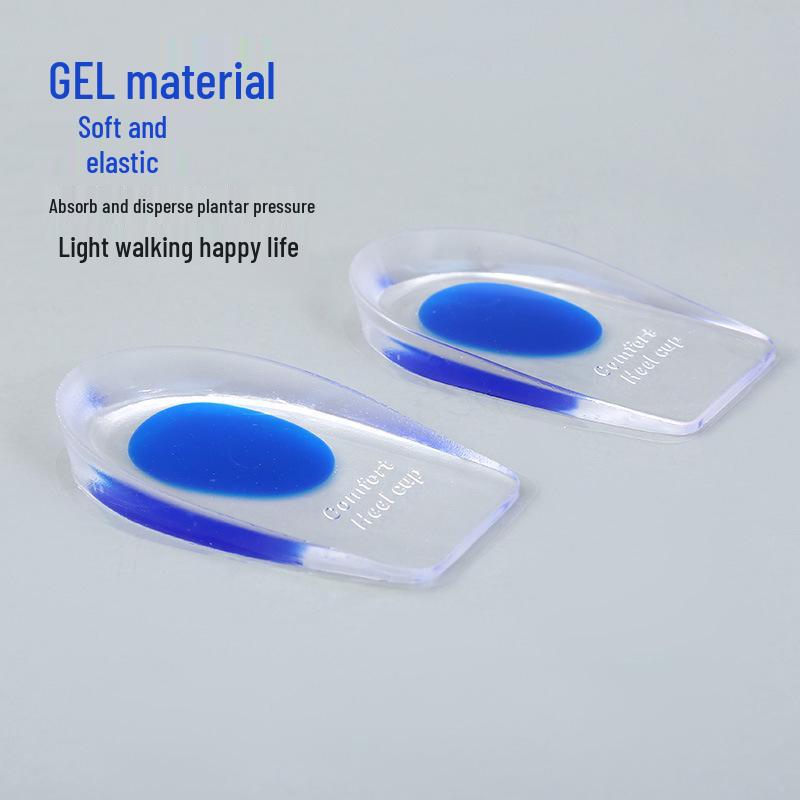Soft Silicone Heel Pad: Non-Slip, Shock Absorbing, and Comfortable for Foot Fatigue Relief