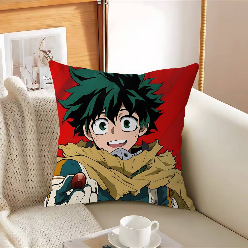 

Изуку МУЛЬТЯШНЫЙ МидорияS Наволочка Съемный Моющийся Чехол для Подушки – Мягкий Лен на Все Сезоны 12x12Inch