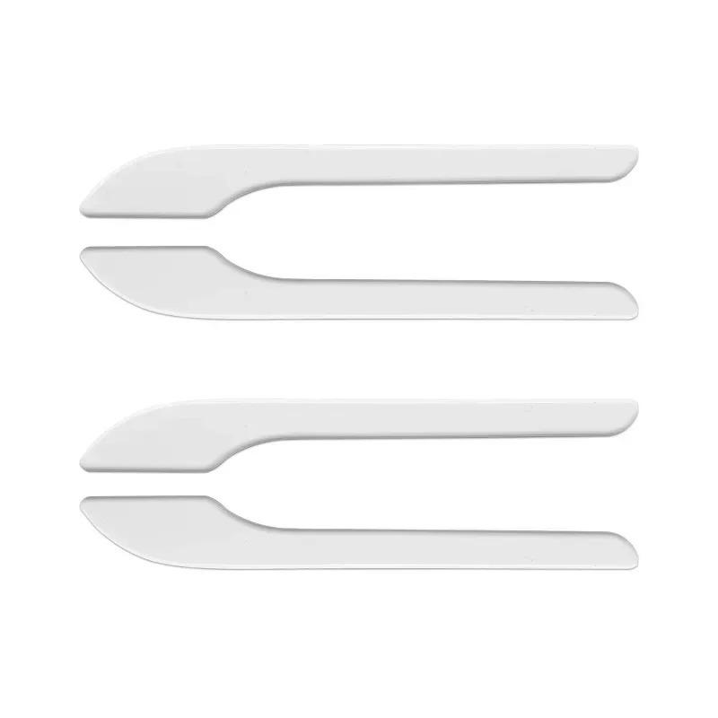 4pcs Door Handle Protective Cover for Tesla Model Y LAUNCH/3/3+ Highland 2025 ABS Car Door Handle Sticker Car Decor Accessories