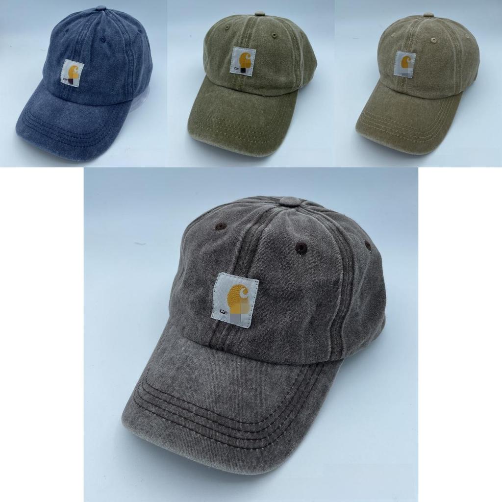 Vintage Cotton Baseball Cap With Embroidered Letters For Summer Sun Protection