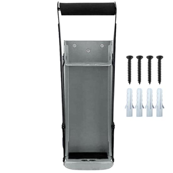 1 Set 16 Oz 500ml Can Crusher Soft Handle Wall-mounted Labor-saving Iron Beer Can Jar Plastic Bottle Presser Crushing Tool for Everyday Life