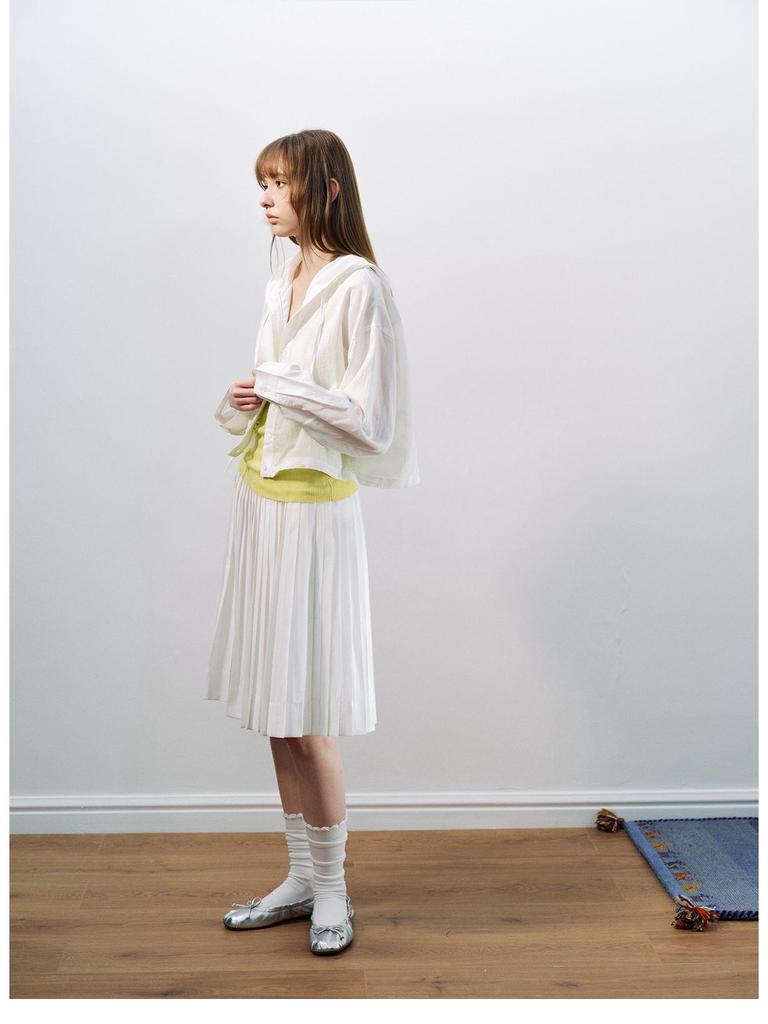 Spring New Modal Pleated Relaxed Midi Skirt - Cloud-Like Comfort