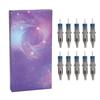 10PCS Tattoo Cartridges Ballpoint Pen 250g Pressure Elastic Spring Makeup Tattoo Supplies for Beginners Practice