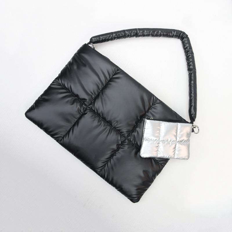 New down cotton computer bag women's Apple IPad liner bag padded cotton notebook shoulder handbag