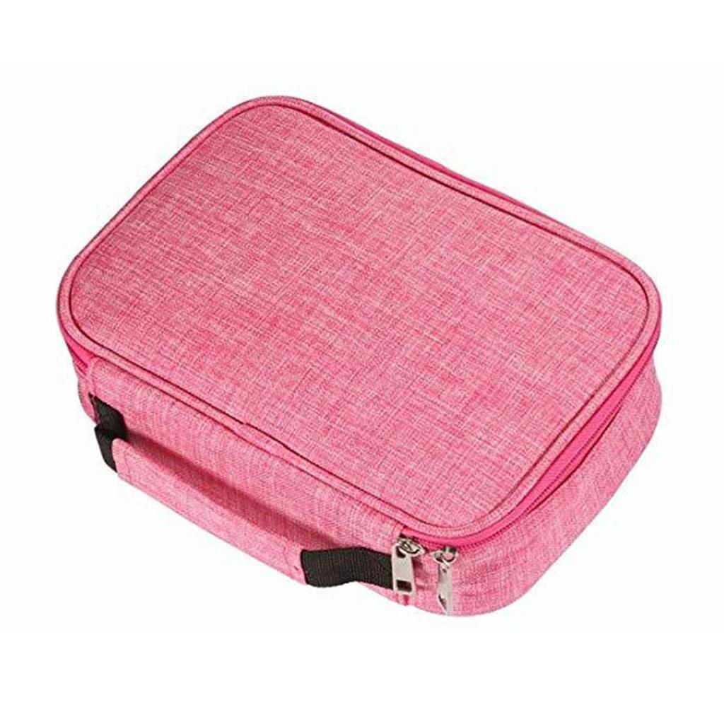 Large Capacity Pencil Bag Organizer 72 Holes Art Storage Pen Case Holder Portable Stationery Pencil Pouch For School/Office