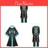 Cadılar Bayramı Sahne Gösterisi İçin Polyester Kumaştan Kötü Madam Morrible Kostümü