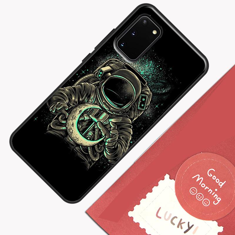 Astronaut Star Space Phone Case For Samsung Galaxy S24 S26 Ultra S20 S21 S22 S23 S25 Plus S10 S25 FE Cover Shell