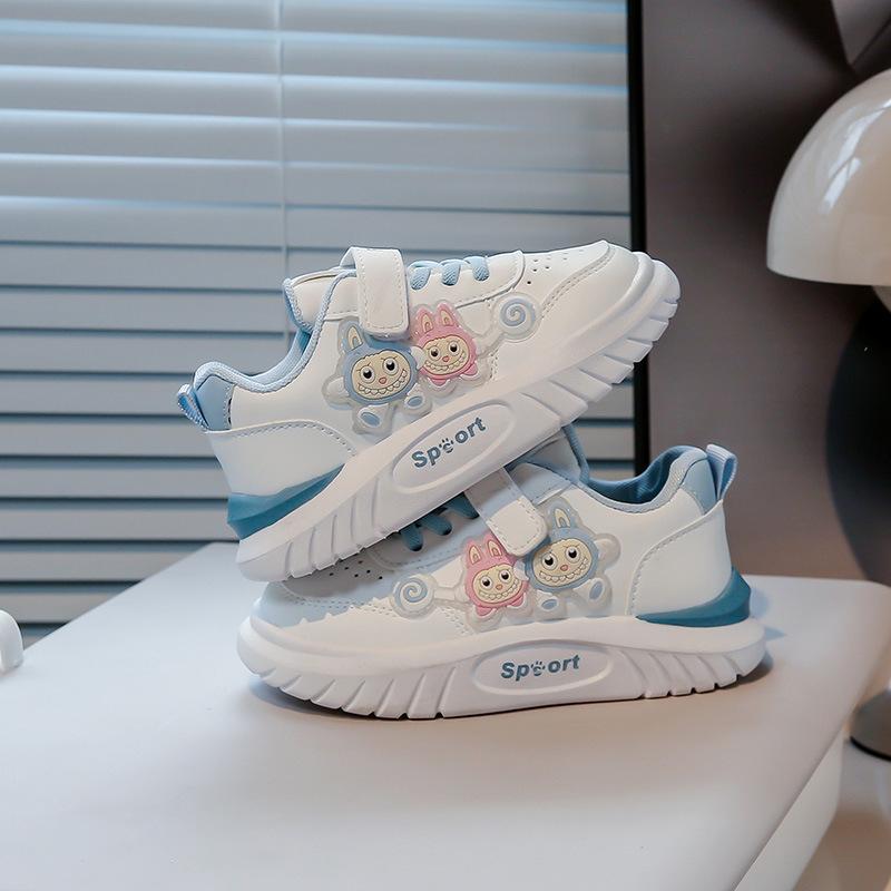 Girls shoes 2025 new autumn casual children's princess sports shoes soft sole girls versatile board shoes white shoes