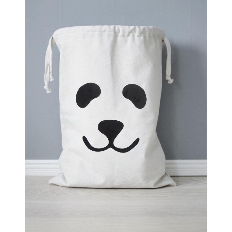 Eco-Friendly Cotton Drawstring Bag for Clothes Storage & Gift Packaging - Custom Logo Available