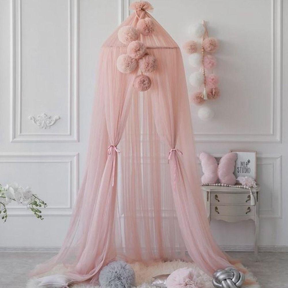 Curtain Hangings Lace for Baby Net Ornament Mosquito Net Accessories Net Ball Bed Canopy Ornament