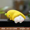 Adorable Mini Yellow Chick Figurines Cartoon Kawaii Decor Ornament for Office Desk Teen Bedroom Birthday Gift