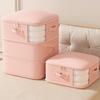 Saco de Armazenamento para Edredom Saco de Compressão com Zíper com Janela Transparente e Alças de Transporte Economizador de Espaço Organizador para Edredom Roupas de Inverno Colchas Roupa de Cama