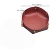 1PC Desktop Storage Tray PVC Leather Key Plate Home Decoration Porch Debris Ewelry Sundries Storage Box Home Storage Organizer