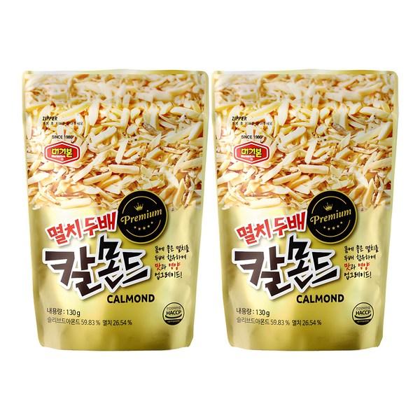 

Mugerbone Double Anchovy Calmond, 130g, 2 pieces, Korean nuts