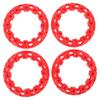 4pcs ATV Wheel Hub Trim Anti Scratch Universal Plastic Go Kart Wheel Rim Hub Protection Cover for 7 Inch Tires