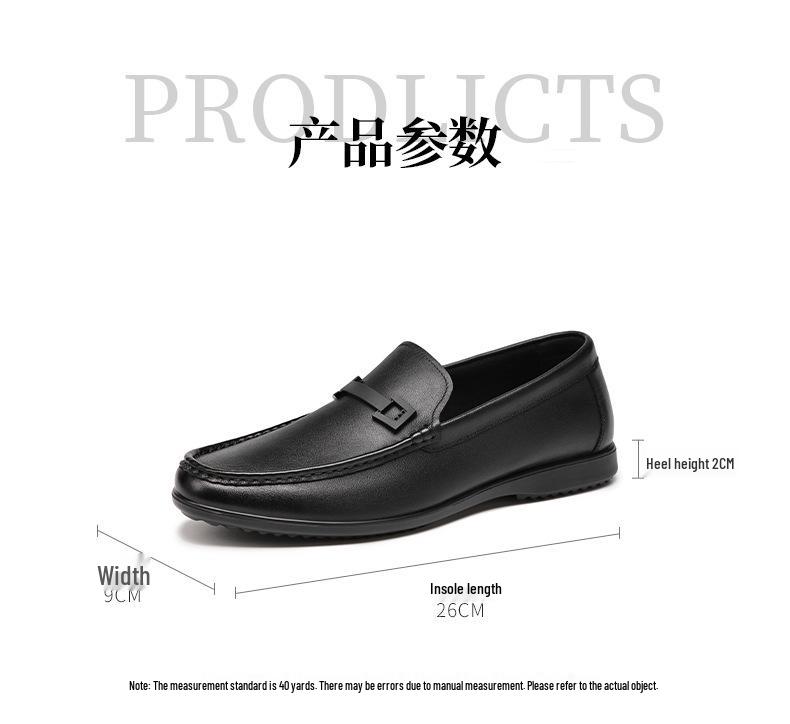 Red Dragonfly 2025 Men's Genuine Leather Slip-on Moccasins - Autumn Collection