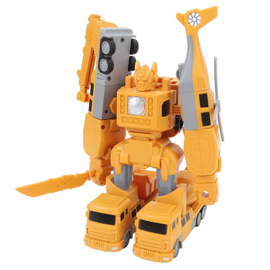 Transform Engineering Car Assembled Toy Platic Transforming Robot Car Toy for Home