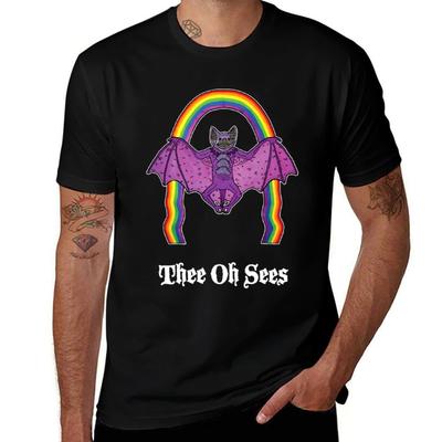 Thee Oh Sees 2 Funny T-Shirt for a Boy Cute Clothes Oversized Slim Fit T Shirts for Men