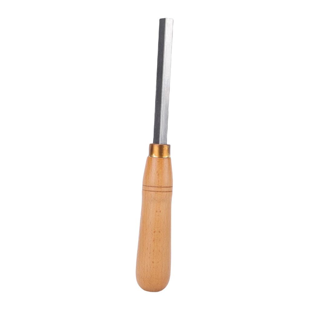 10mm Right Angle Chisel Wooden Handle 40CR Alloy Steel Blade Portable Square Mortise Chisel for Woodworking Projects