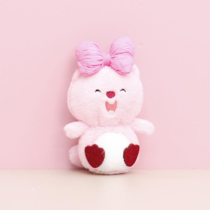 Keychain Bow Loopy Cute Cartoon Girl Backpack Decorative Pendant Doll Plush