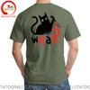 Novelty Murder Cat Bloody Knife What T Shirt Unisex Funny Humor Black Cats Tshirt Boys Fashion Casual Tee Shirt Summer Clothing