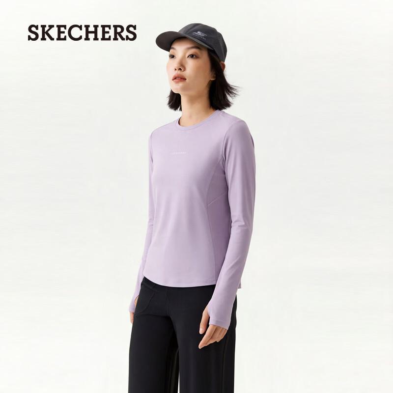 

Skechers Women s Moisture-Wicking Long Sleeve T-Shirt L