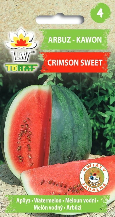 Watermelon Crimson Sweet 1g Vegetable Seeds for Garden Fresh Large Yields